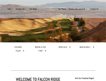 Tablet Screenshot of golffalcon.com